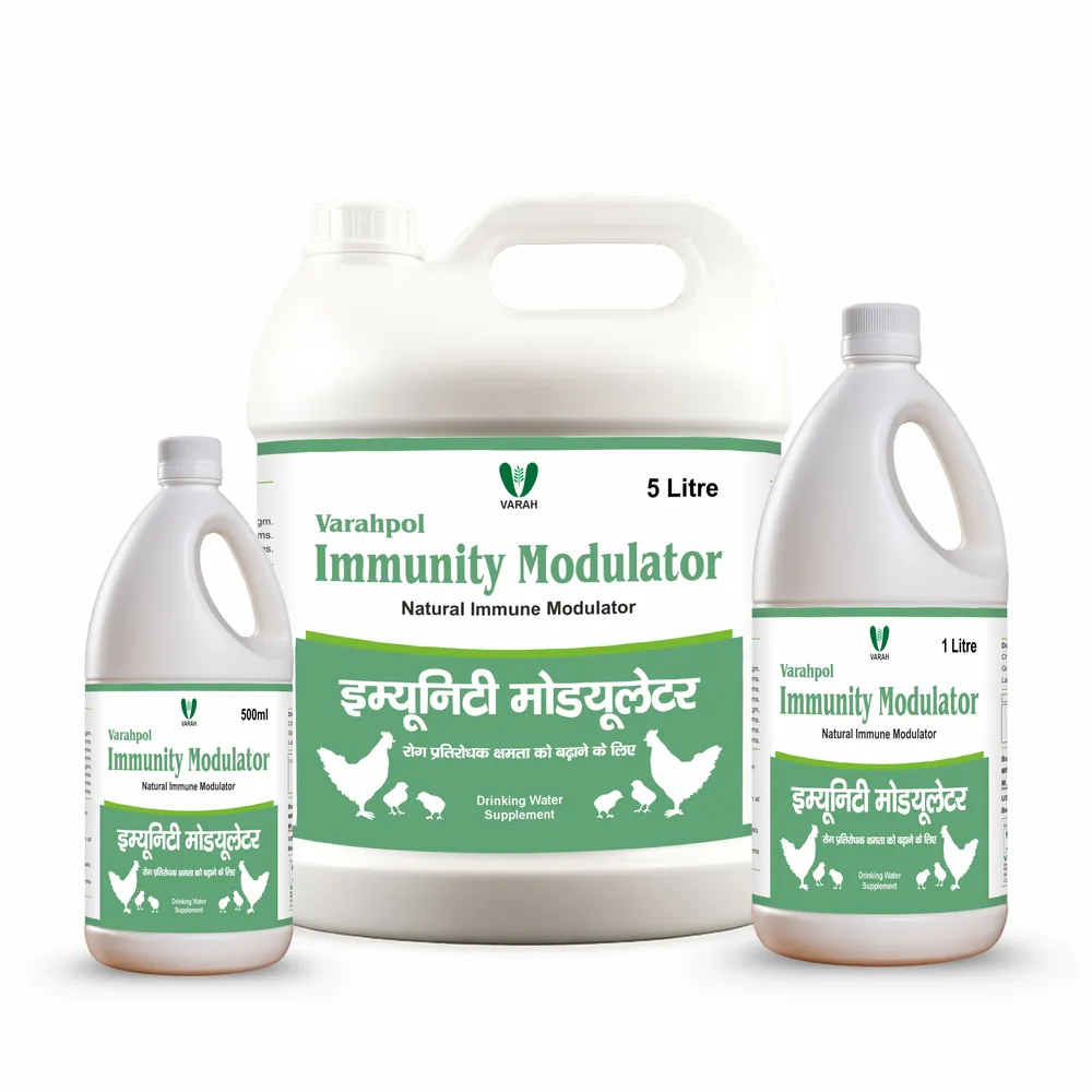 Immunity Modulator Liquid 5L - poultry supplement by Varah Healthcare