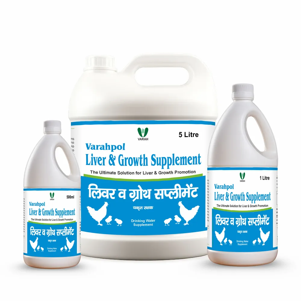 Liver & Growth Supplement Liquid 5L - poultry supplement by Varah Healthcare