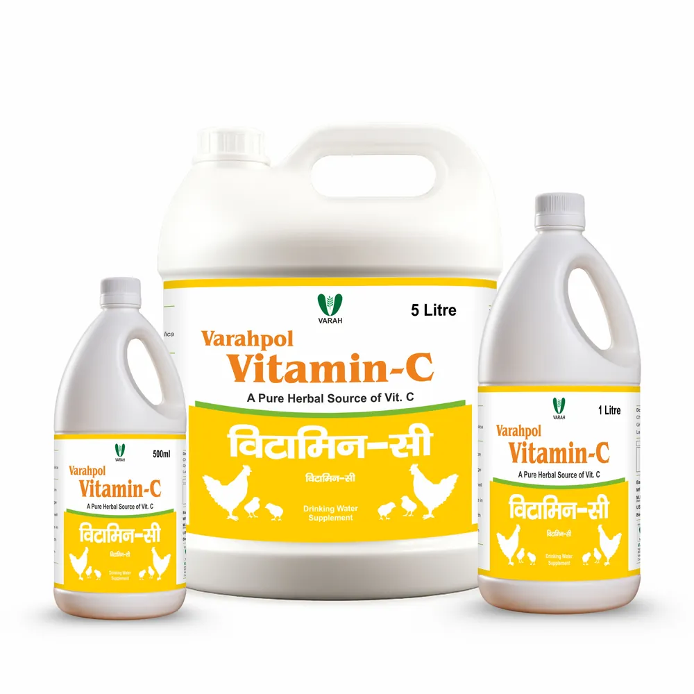 Vitamin C Liquid 5L - poultry supplement by Varah Healthcare